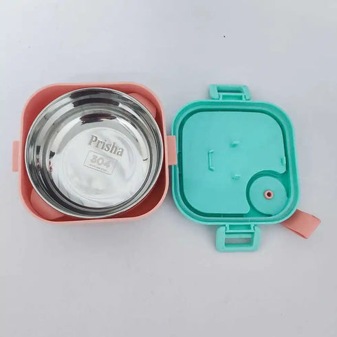 Personalized Square Shape Lunch Box for Kids - Pink