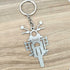 Personalised Bike Keychain With Name