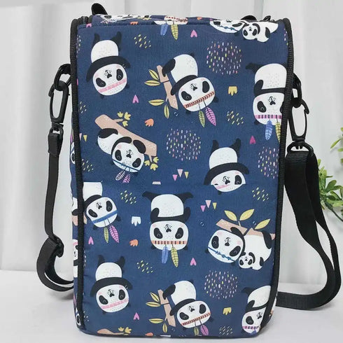 Personalised Panda Printed Kids Lunch Bag