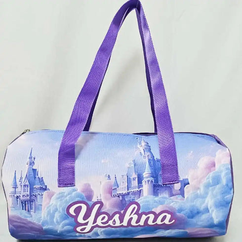 Personalized Duffle Bag with Box Pouch Combo for Kids