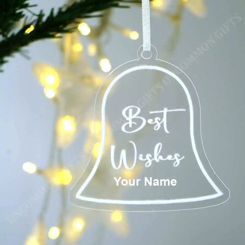Personalised Bell Shape Ornaments for Christmas