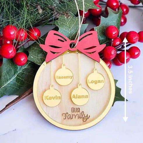 Personalised Name Ornaments for Christmas