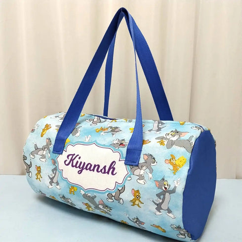 Personalised Cartoon Printed Kids Swimming Duffle Bag