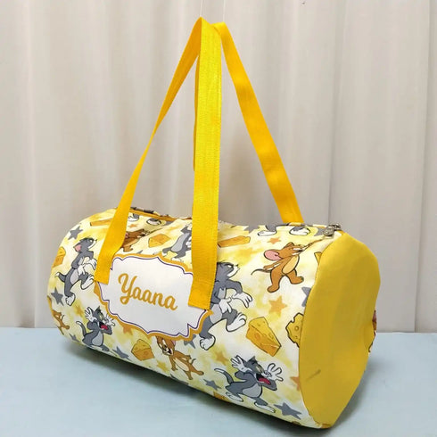 Personalised Cartoon Printed Kids Swimming Duffle Bag