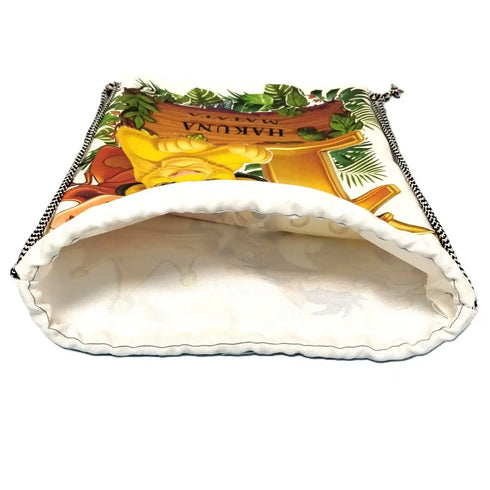 Personalised Cartoon Printed Drawstring Bag for Kids