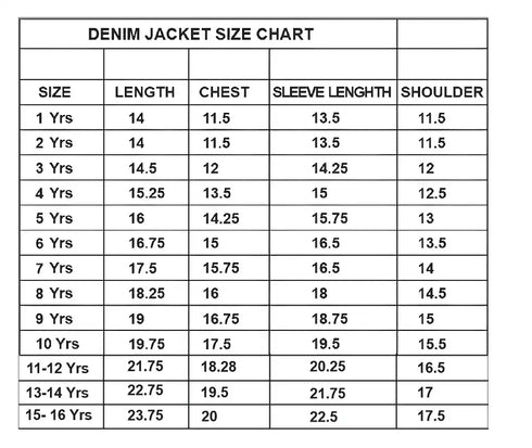 Personalised Denim Jacket for Kids