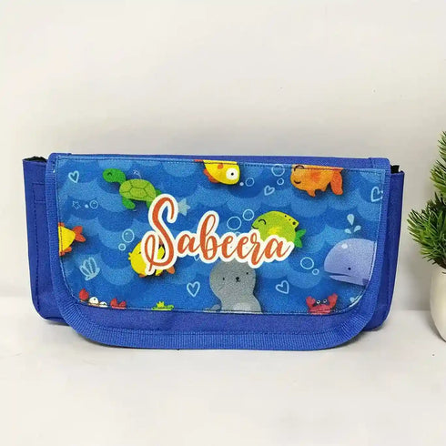 Personalized Cartoon Printed Stationery Pouch for Kids