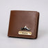 Personalised Men's Leather Wallet With Charm
