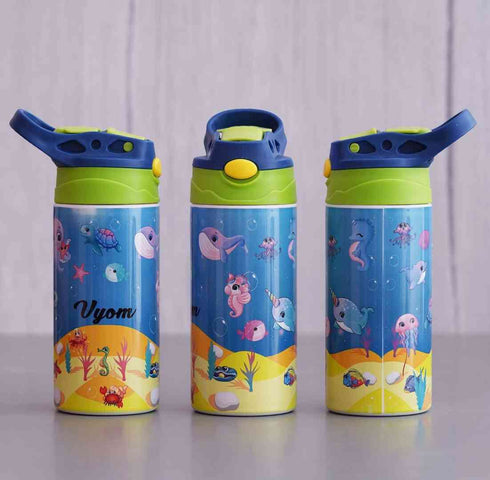 Personalised Kids Thermostat Sipper Bottle