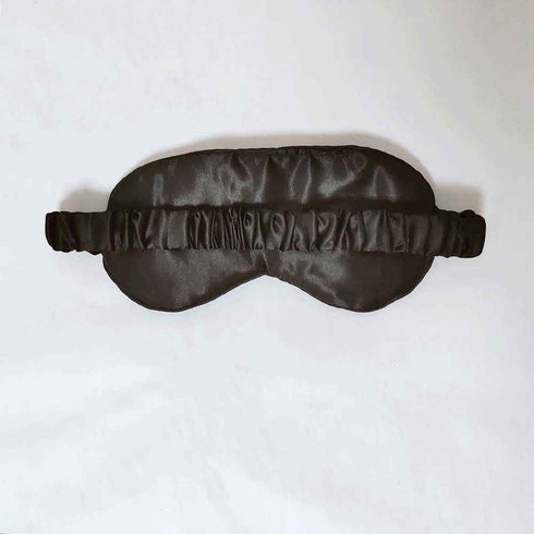 Keep Playing Black Printed Eye Mask