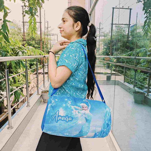 Personalised Cartoon Printed Kids Sling Duffle Bag