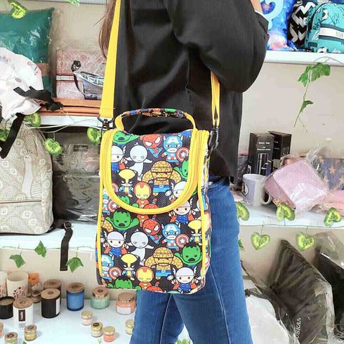 Personalised Cartoons Printed Kids Lunch Bag