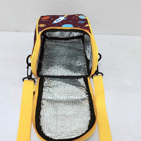 Personalised Space Printed Kids Lunch Bag