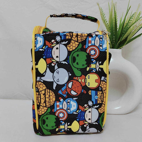 Personalised Cartoons Printed Kids Lunch Bag