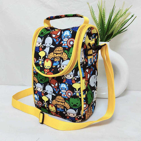 Personalised Cartoons Printed Kids Lunch Bag