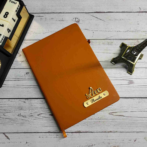 Personalised Diary With Name & Charm
