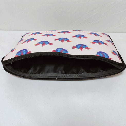 Personalised Birds Printed Kids Laptop Sleeve/Cover
