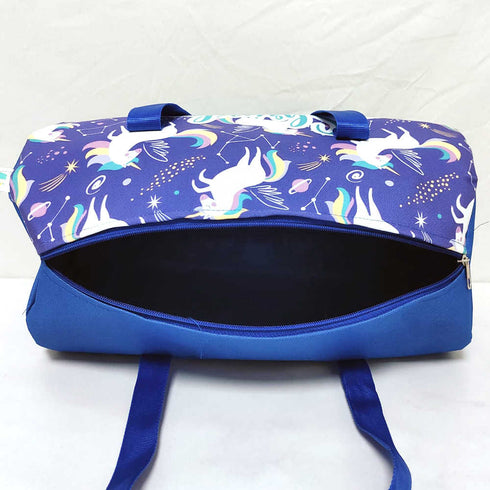 Personalised Unicorn Printed Kids Swimming Duffle Bag