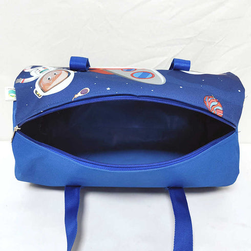 Personalised Space Printed Kids Swimming Duffle Bag
