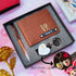 Personalised Heart Metal Key Men Wallet Combo With Charms