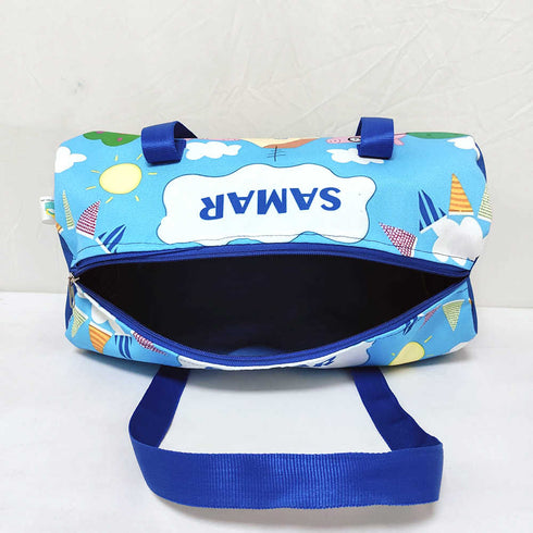 Personalised Cartoon Printed Kids Swimming Duffle Bag
