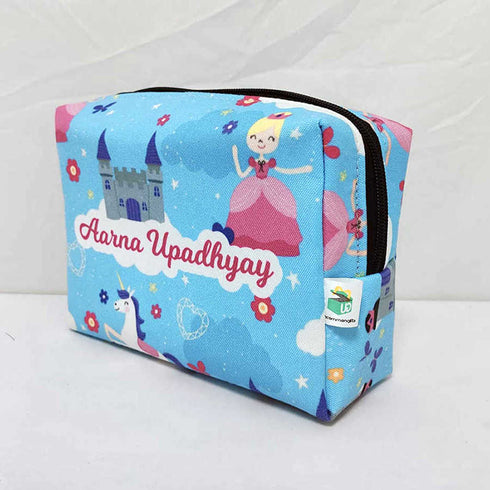 Personalised Unicorn Printed Kids Box Pouch
