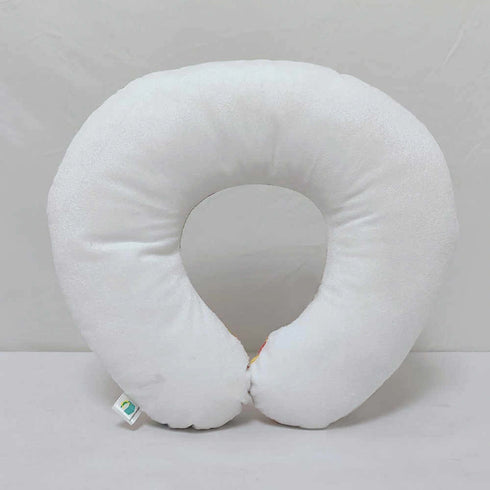 Personalized Leaf Printed Neck Pillow with Box Pouch Combo