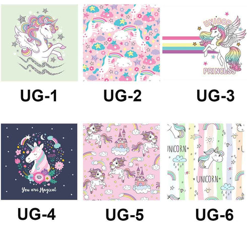 Personalised Unicorn Printed Tray, Mug and Coaster Combo Set