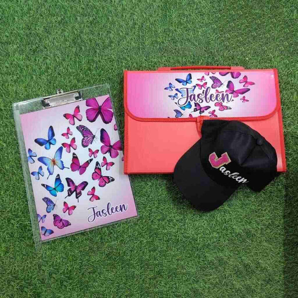 Personalised Kids Piano Folder Gift Combo