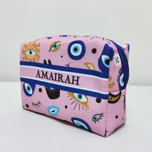 Personalised Evil Eye Printed Kids Box Pouch
