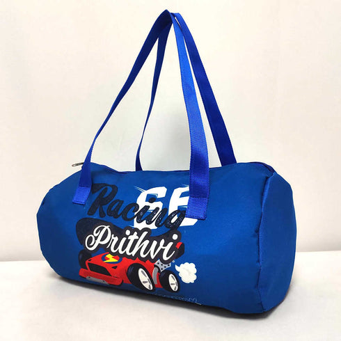 Personalised Car Printed Kids Swimming Duffle Bag