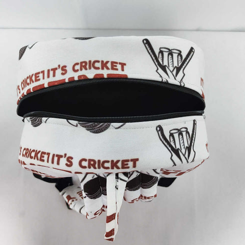 Personalised Cricket Printed Kids Bag Pack