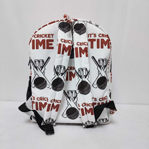 Personalised Cricket Printed Kids Bag Pack