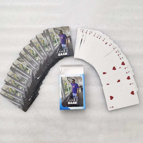 Personlised Playing Photo Cards