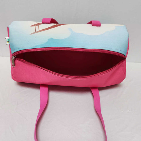 Personalised Airplane Printed Kids Swimming Duffle Bag