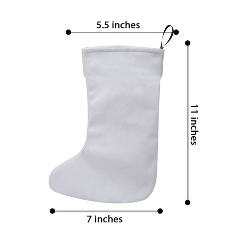 Santa Claus Stocking for Christmas Set of 5