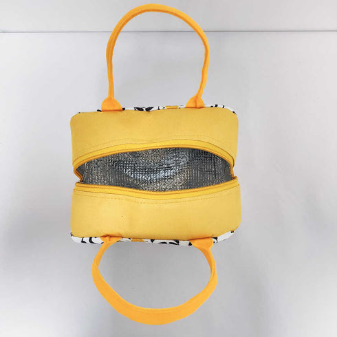 Personalised Panda Printed Kids Lunch Bag With Handle