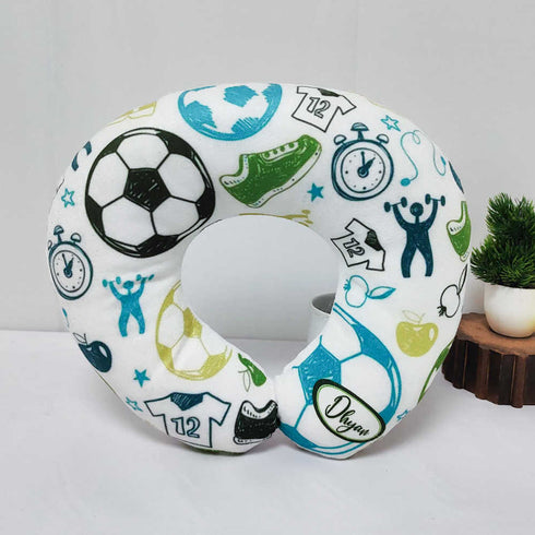 Personalized Football Printed Kids Duffle Bag Gift Combo