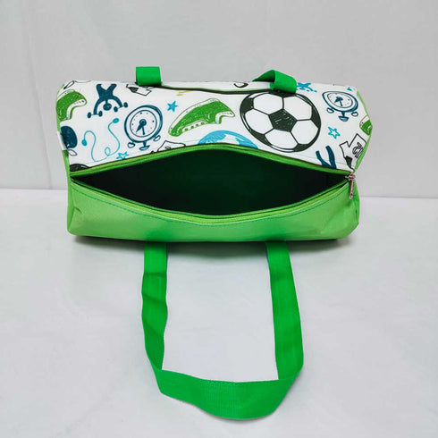 Personalised Football Printed Kids Shoe Bag Combo Gift Set
