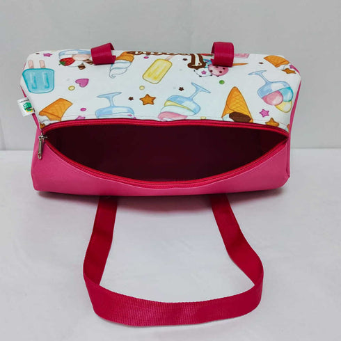 Personalised Ice Cream Printed Kids Swimming Duffle Bag