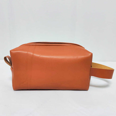 Personalised PU Box Pouch - Tan