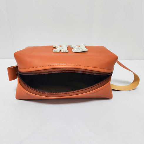 Personalised PU Box Pouch - Tan