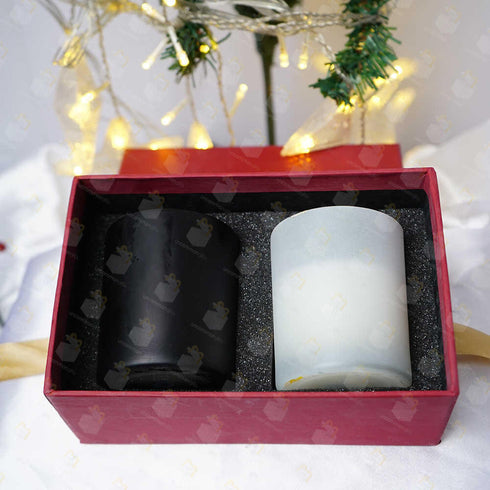 Personalized Candle For Christmas Set of 2
