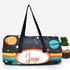 Personalised Space Printed Kids Large Duffle Bag & Box Pouch Combo Gift Set