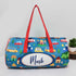 Personalised Kids Car Large Duffle Bag & Box Pouch Combo Gift Set