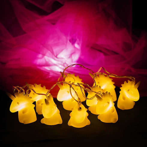 White unicorn led string light - Uncommongifts.in