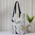 White Floral Printed Oversized Shopper Tote Bag - Uncommongifts.in