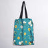 White & Yellow Flower Printed Tote Bag