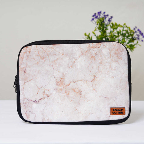 Yellow Marble Printed Laptop Sleeve/Cover 11 inch