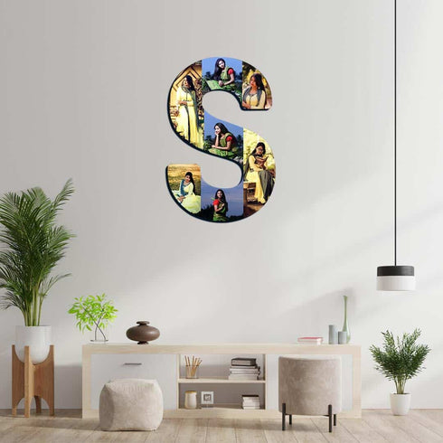 Personalised Alphabet Photo Collage